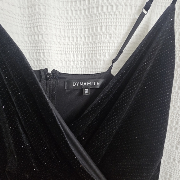 Dynamite Black Sparkle Dress - Picture 3 of 3